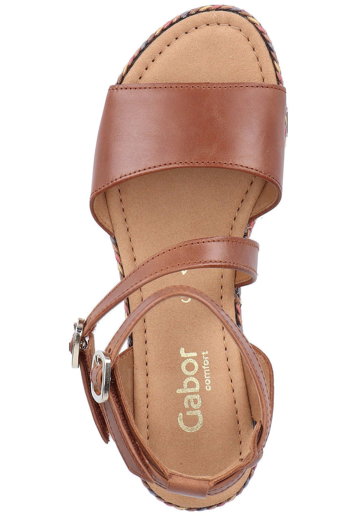 Gabor Sandalen Glattleder Braun