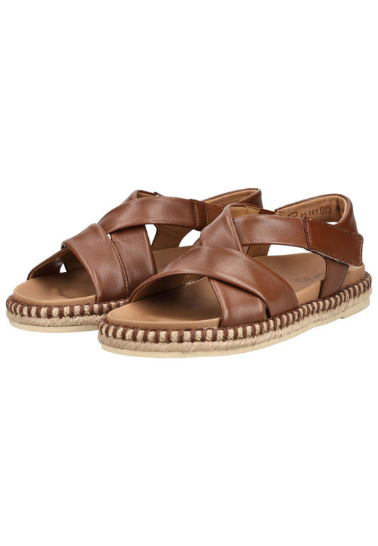 Gabor Sandalen Glattleder Cognac