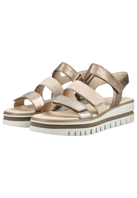 Gabor Sandalen Glattleder Gold