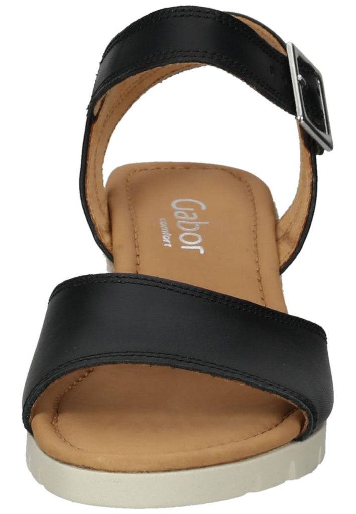 Gabor Sandalen Glattleder Schwarz