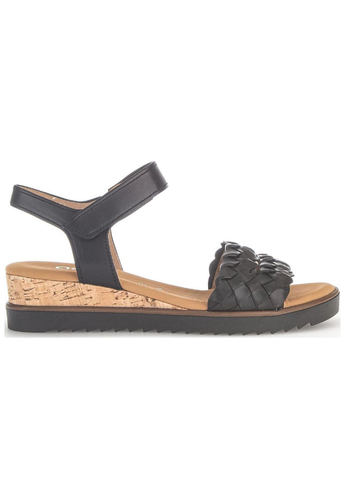 Gabor Sandalen Glattleder Schwarz