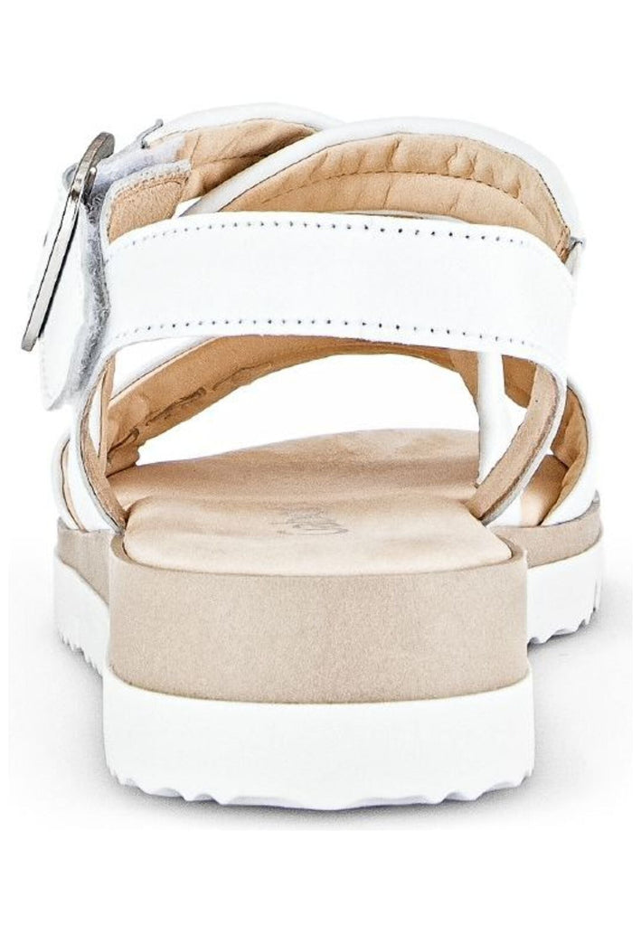 Gabor Sandalen Glattleder Weiß