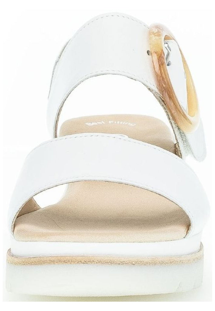 Gabor Sandalen Glattleder Weiß
