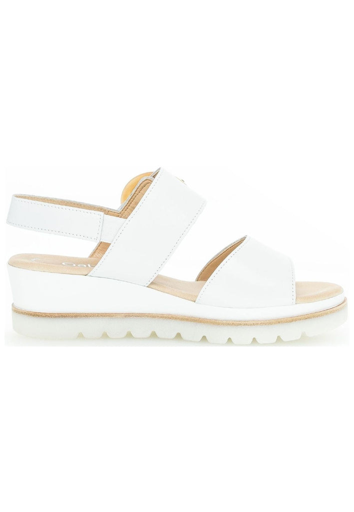 Gabor Sandalen Glattleder Weiß