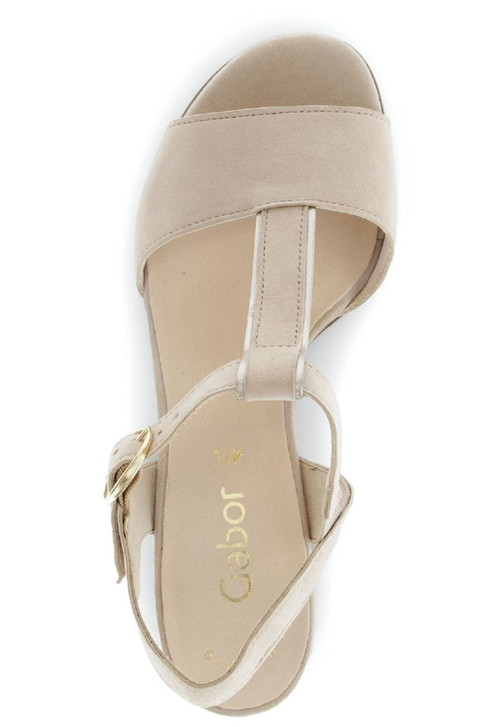 Gabor Sandalen Leder Beige