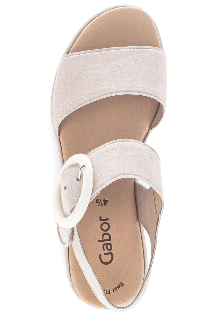 Gabor Sandalen Leder Beige