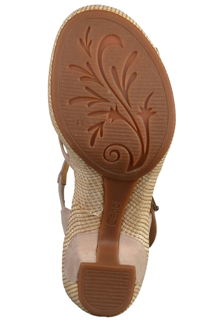 Gabor Sandalen Leder Beige