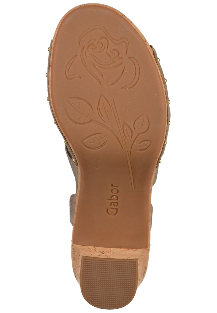 Gabor Sandalen Leder Braun