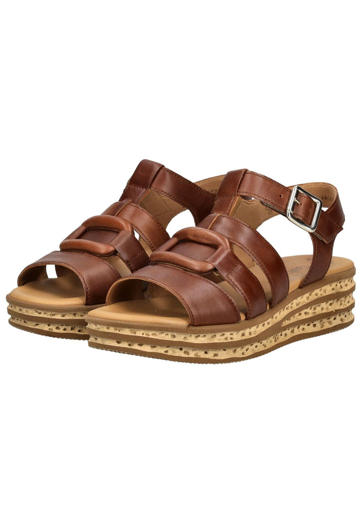 Gabor Sandalen Leder Camel