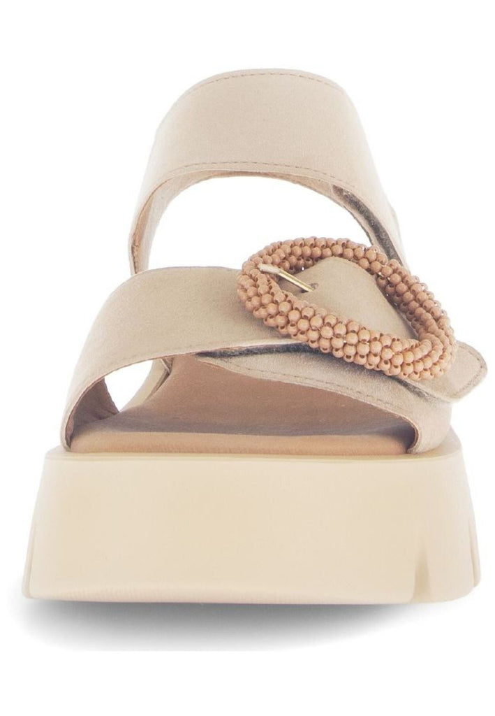 Gabor Sandalen Leder Caramel