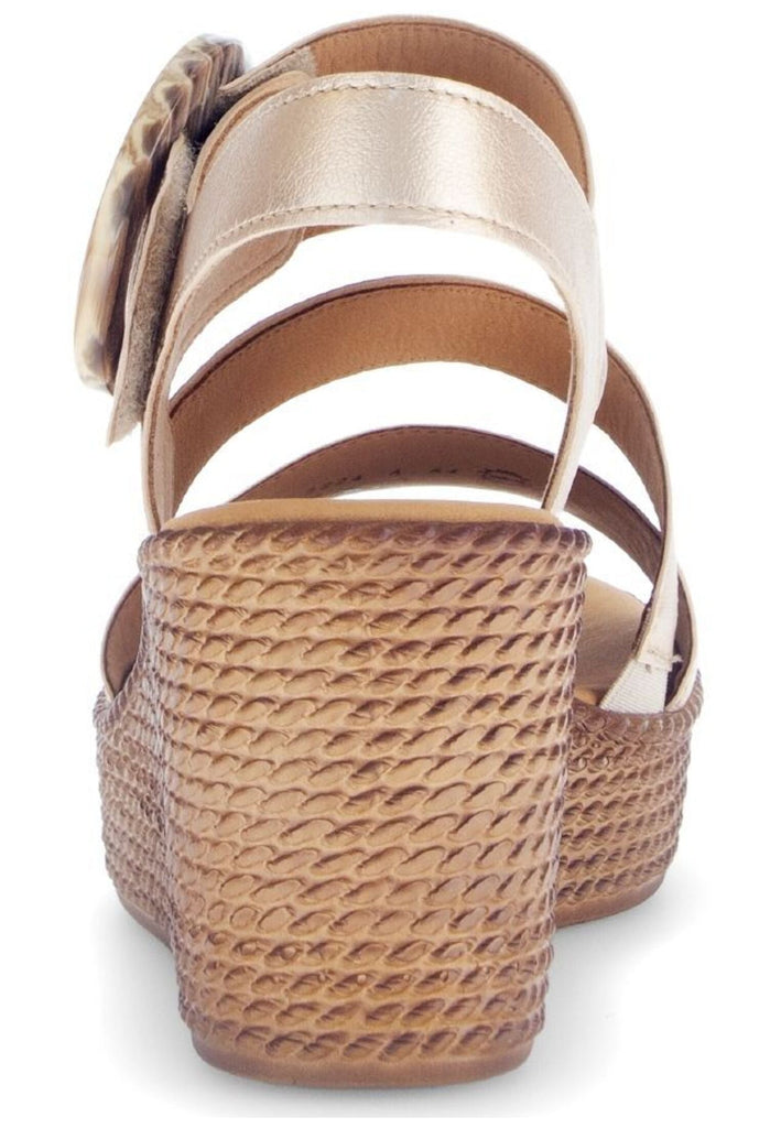 Gabor Sandalen Leder Champagner