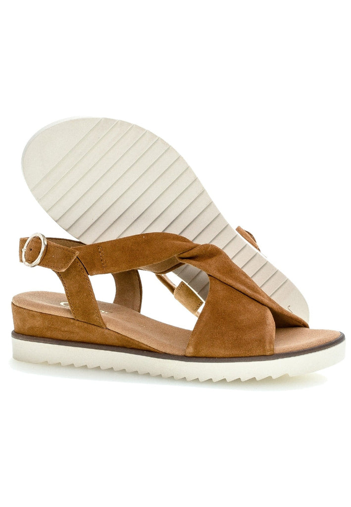 Gabor Sandalen Leder Cognac