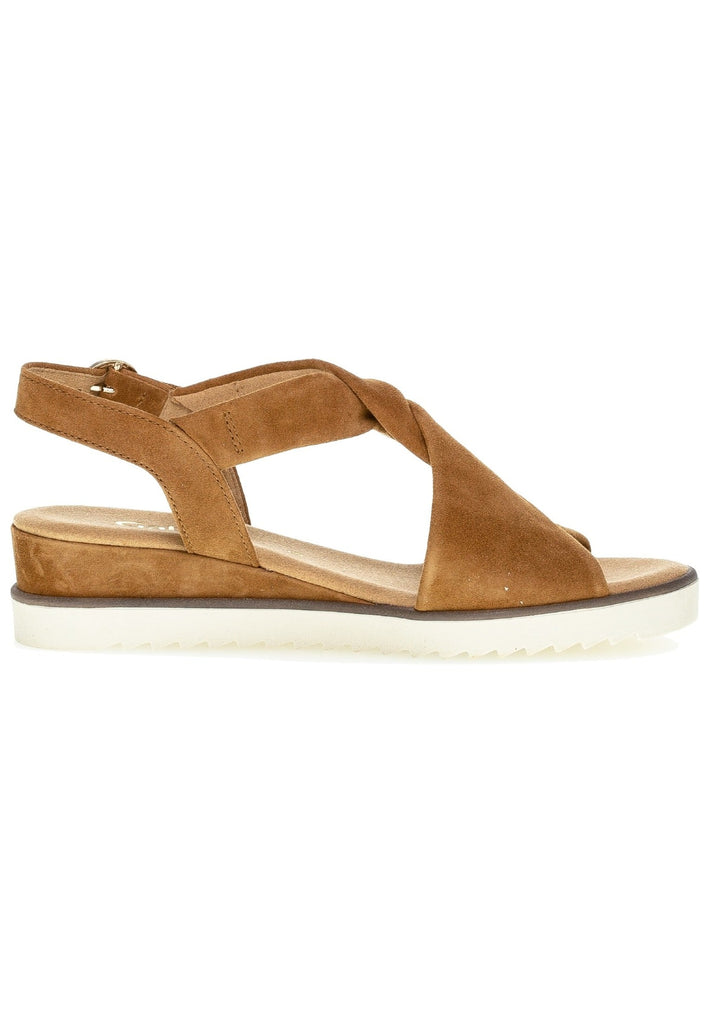 Gabor Sandalen Leder Cognac