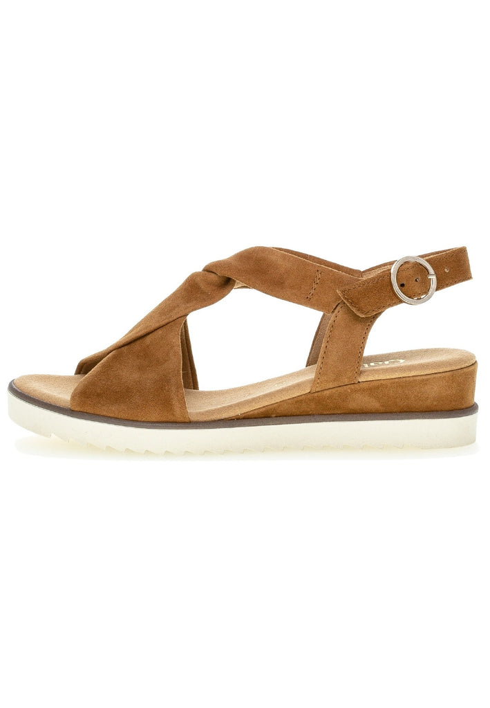 Gabor Sandalen Leder Cognac