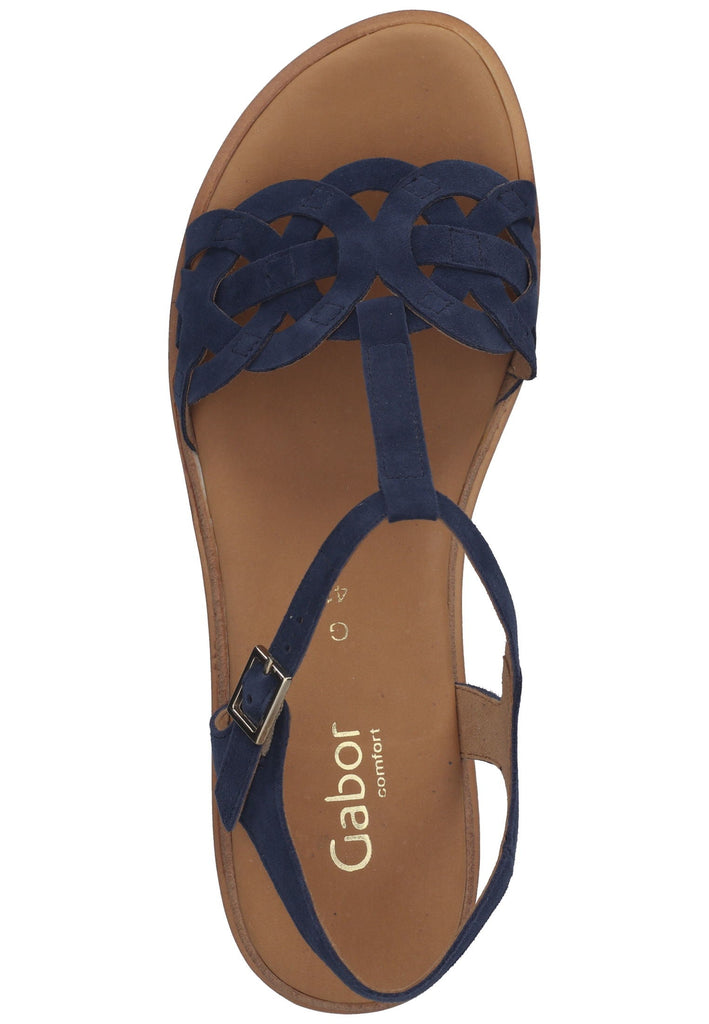 Gabor Sandalen Leder Dunkelblau