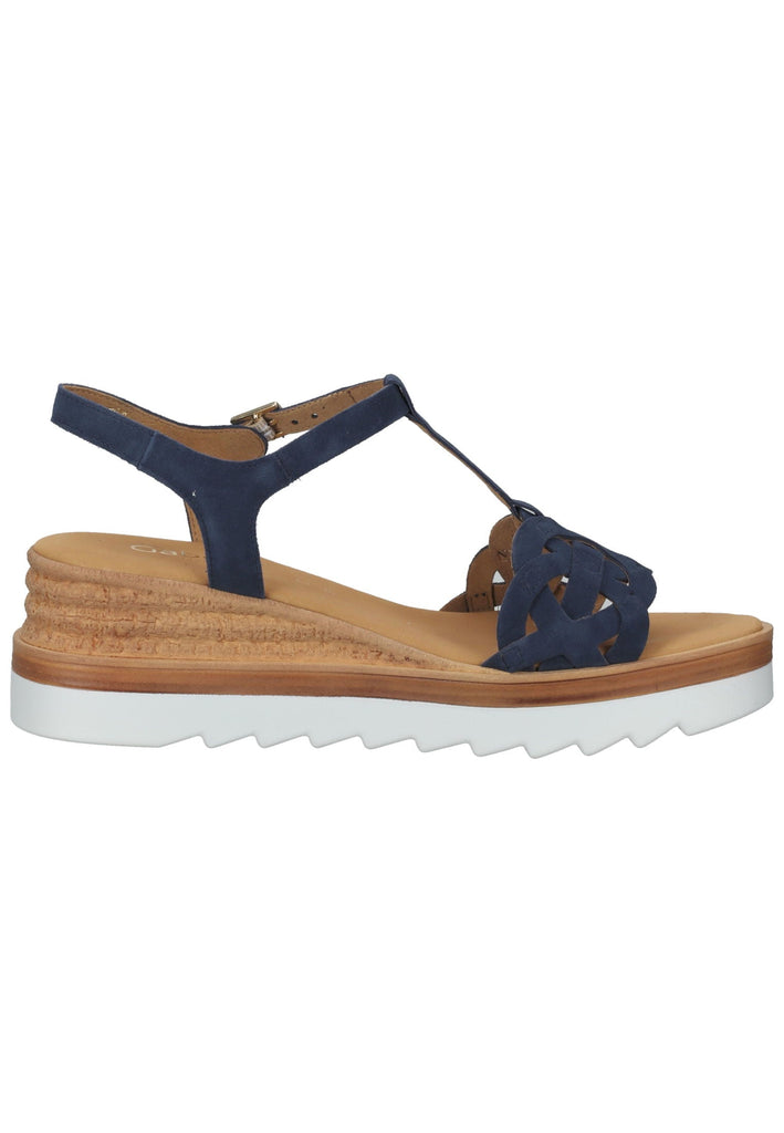 Gabor Sandalen Leder Dunkelblau