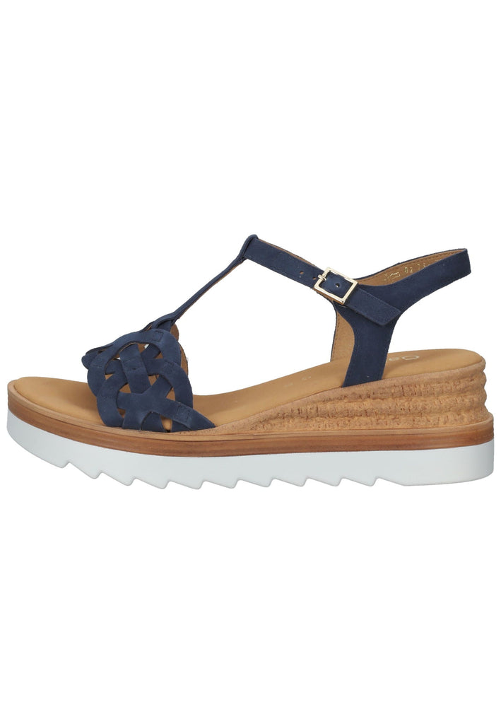 Gabor Sandalen Leder Dunkelblau