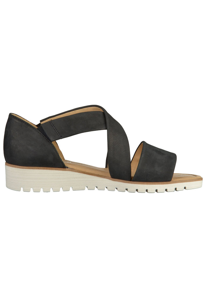 Gabor Sandalen Leder Dunkelblau