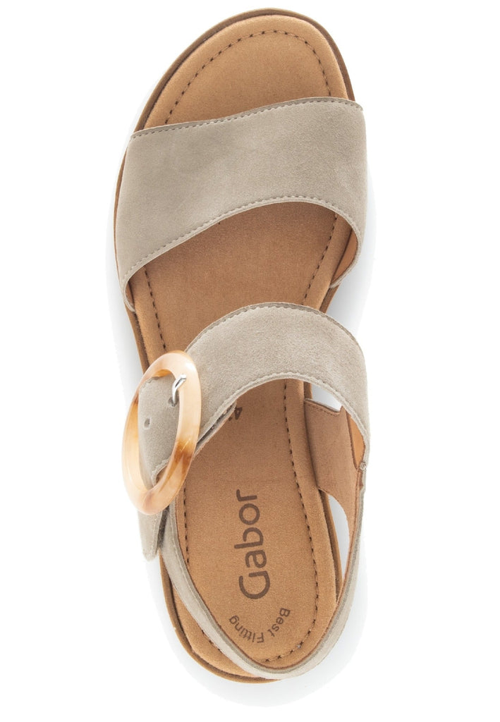 Gabor Sandalen Leder Dunkelgrün