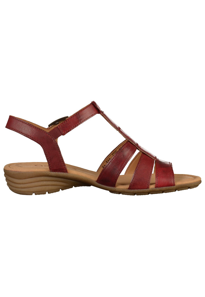Gabor Sandalen Leder Dunkelrot