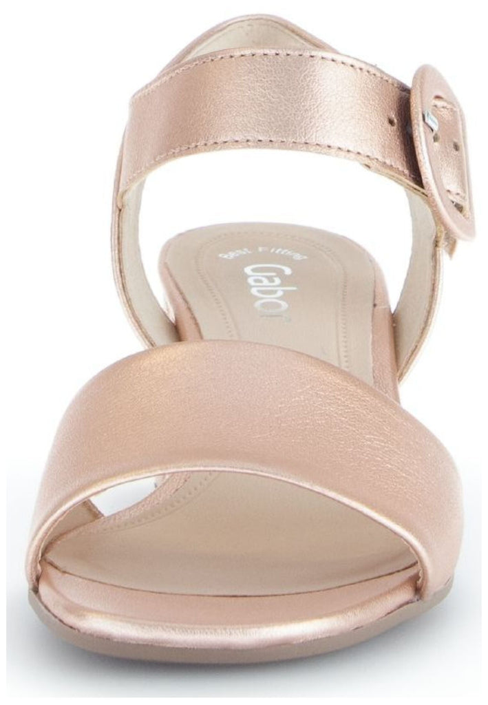 Gabor Sandalen Leder Gold