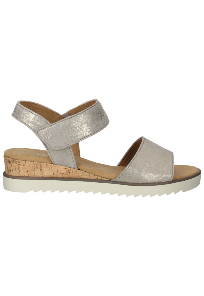 Gabor Sandalen Leder Grau