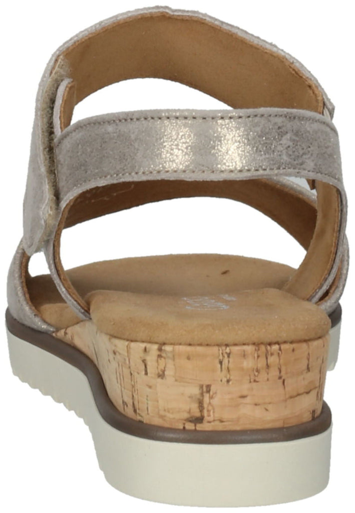 Gabor Sandalen Leder Grau