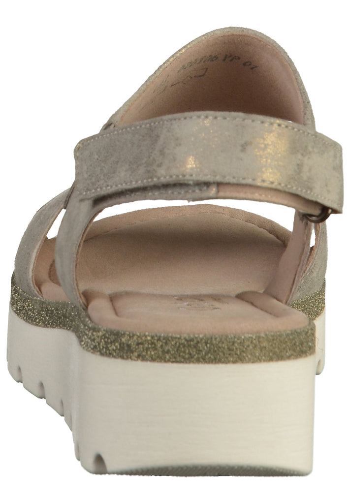 Gabor Sandalen Leder Grau