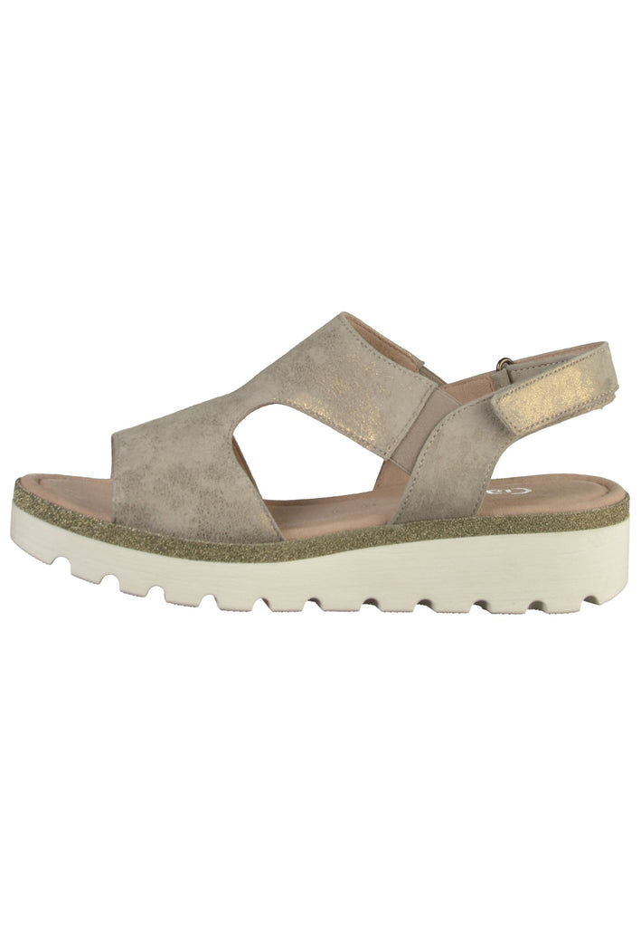 Gabor Sandalen Leder Grau