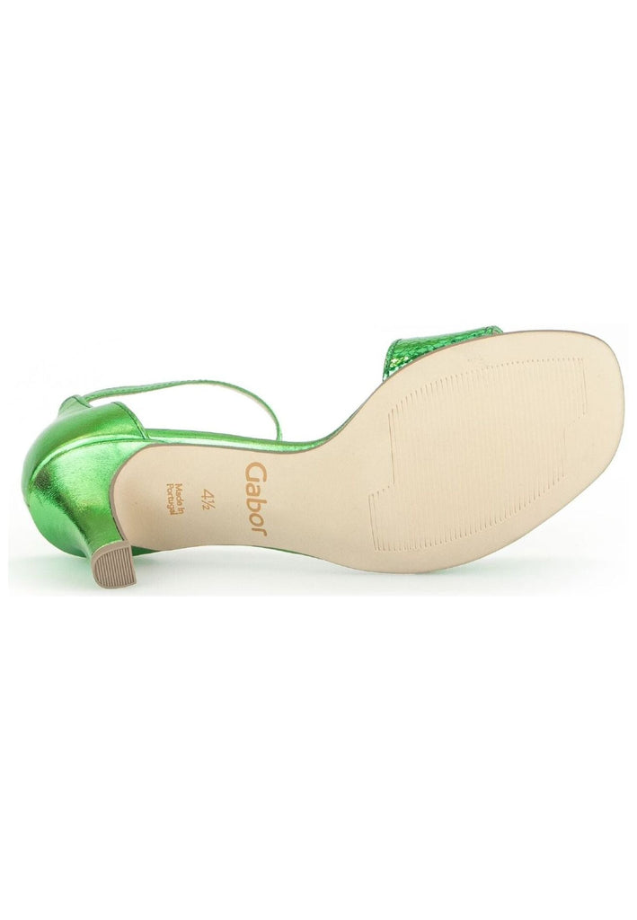 Gabor Sandalen Leder Grün