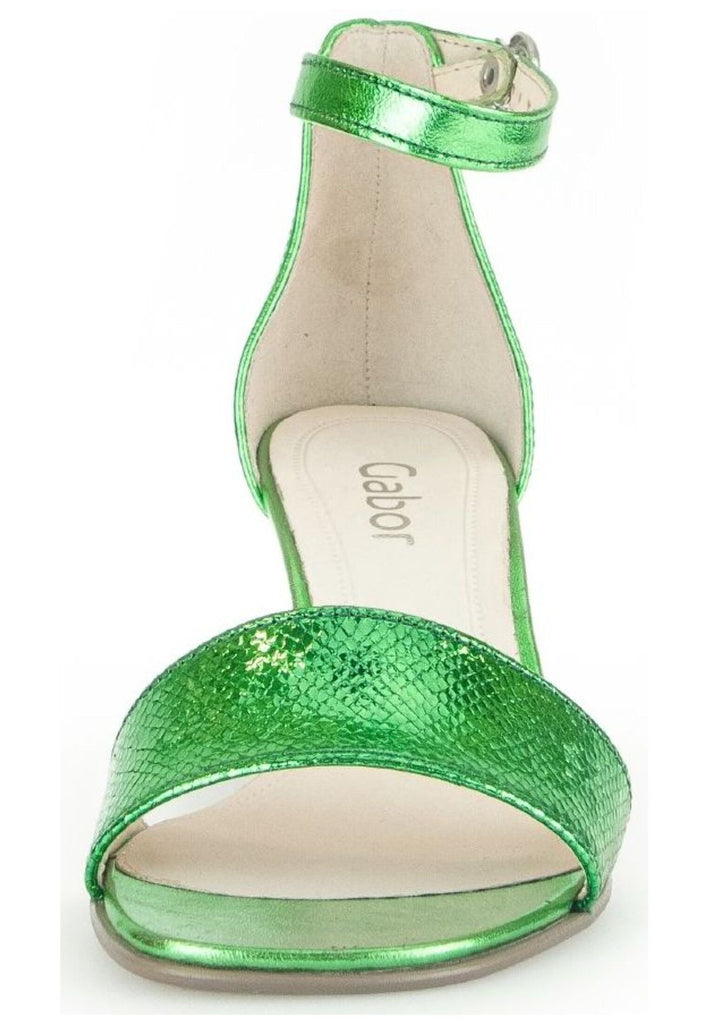 Gabor Sandalen Leder Grün