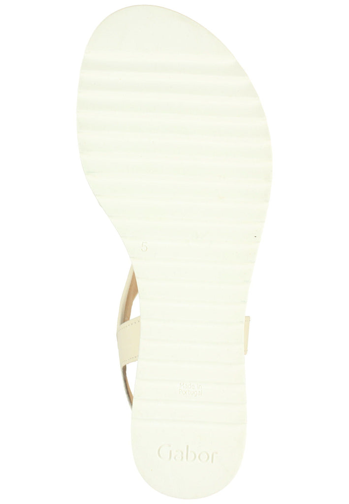 Gabor Sandalen Leder Hellbeige