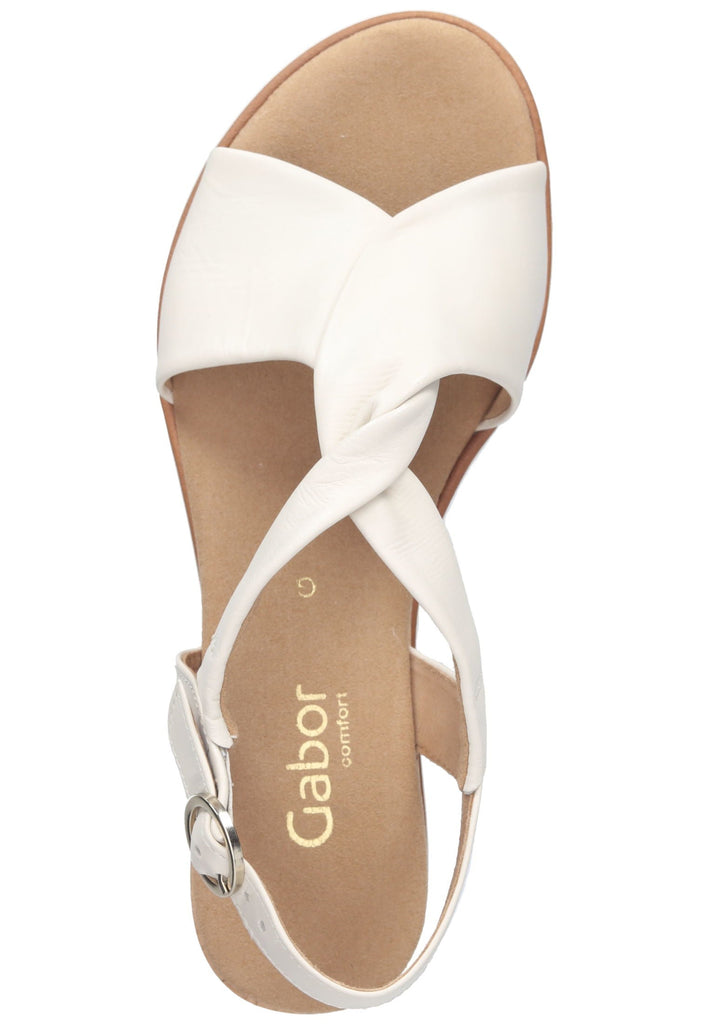 Gabor Sandalen Leder Hellbeige