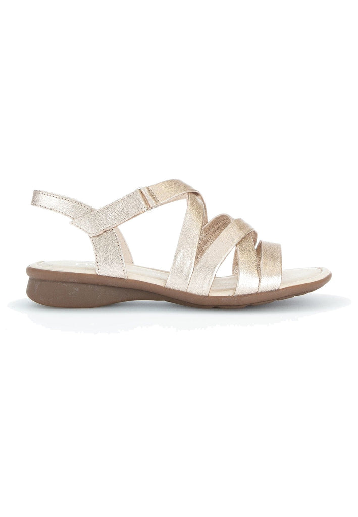 Gabor Sandalen Leder Hellbeige