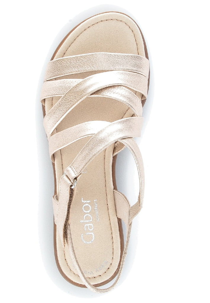 Gabor Sandalen Leder Hellbeige