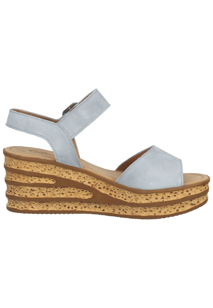 Gabor Sandalen Leder Hellblau