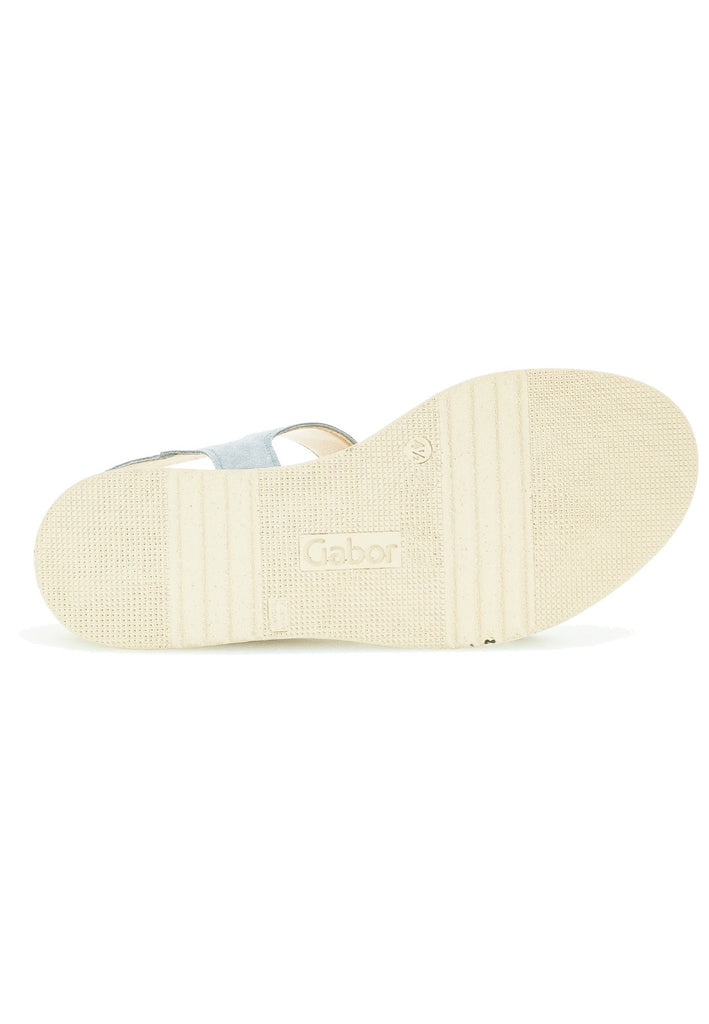 Gabor Sandalen Leder Hellblau