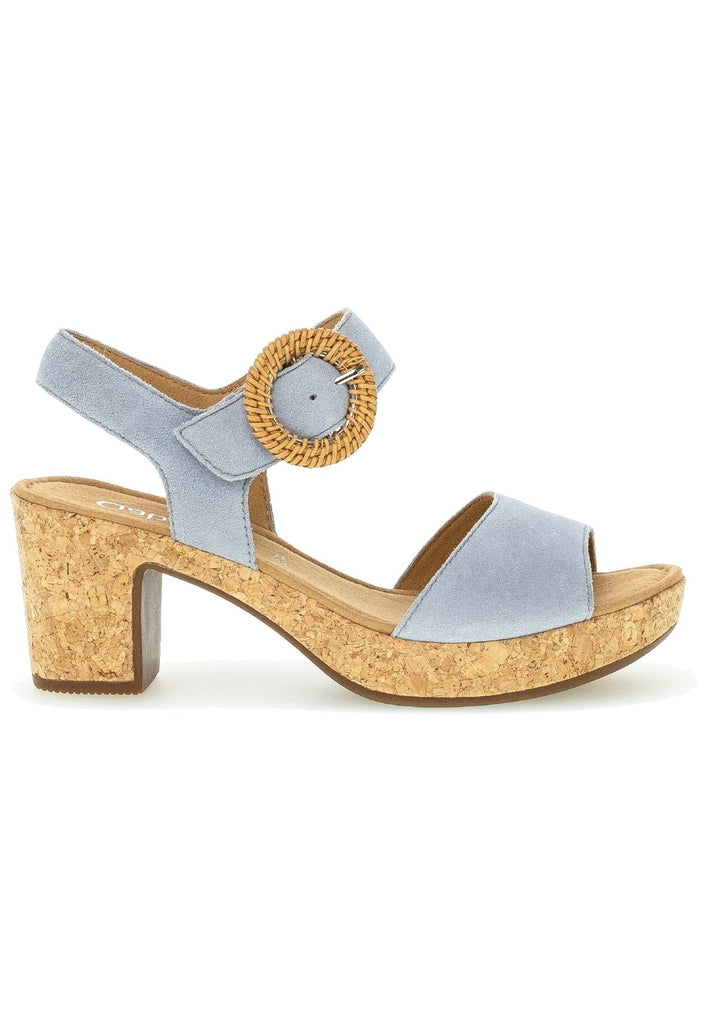 Gabor Sandalen Leder Hellblau