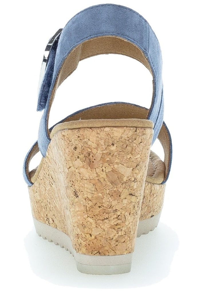 Gabor Sandalen Leder Hellblau