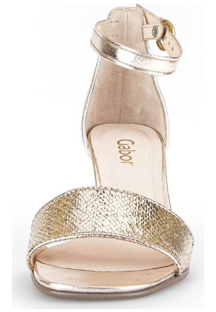 Gabor Sandalen Leder Platin