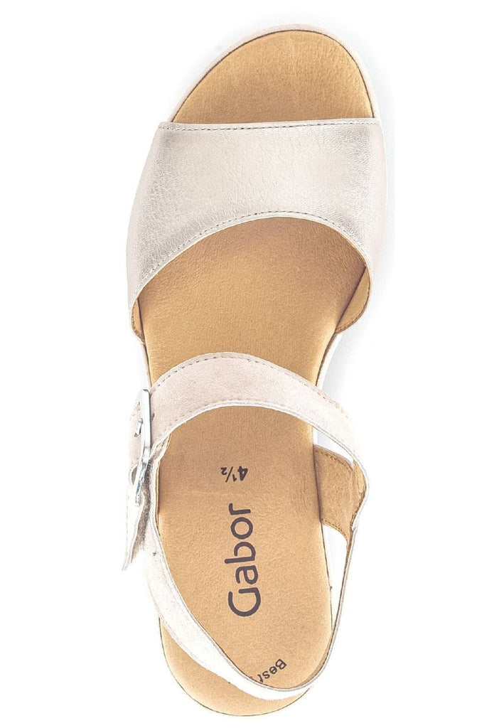 Gabor Sandalen Leder Puder