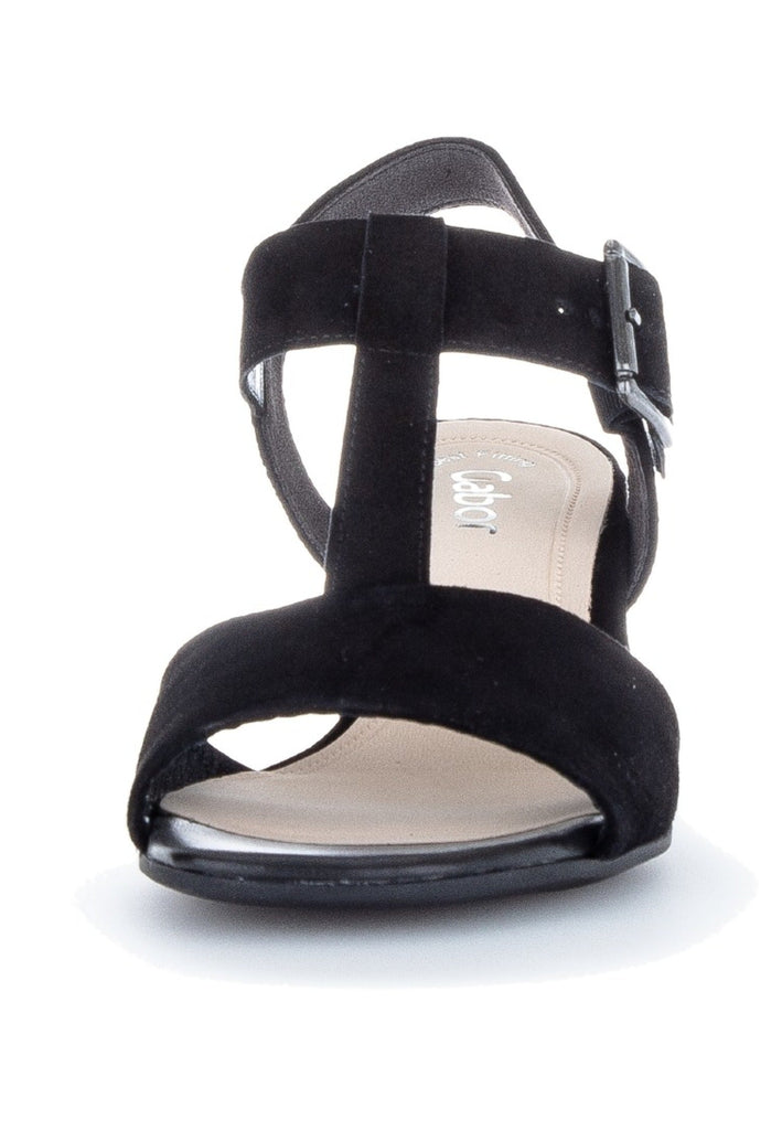 Gabor Sandalen Leder Schwarz