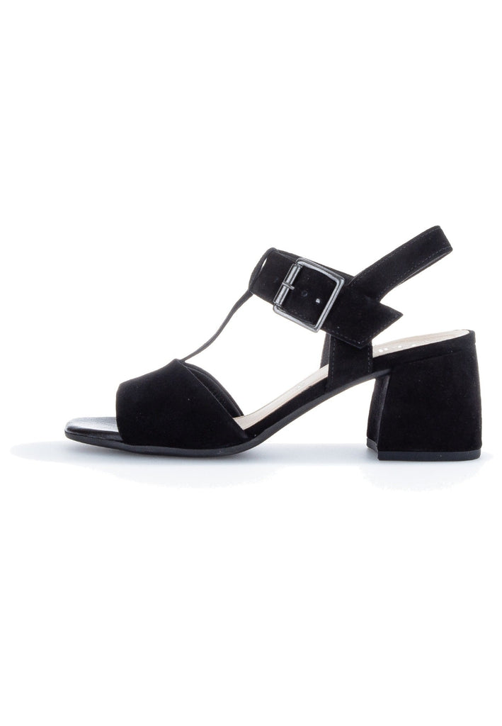 Gabor Sandalen Leder Schwarz