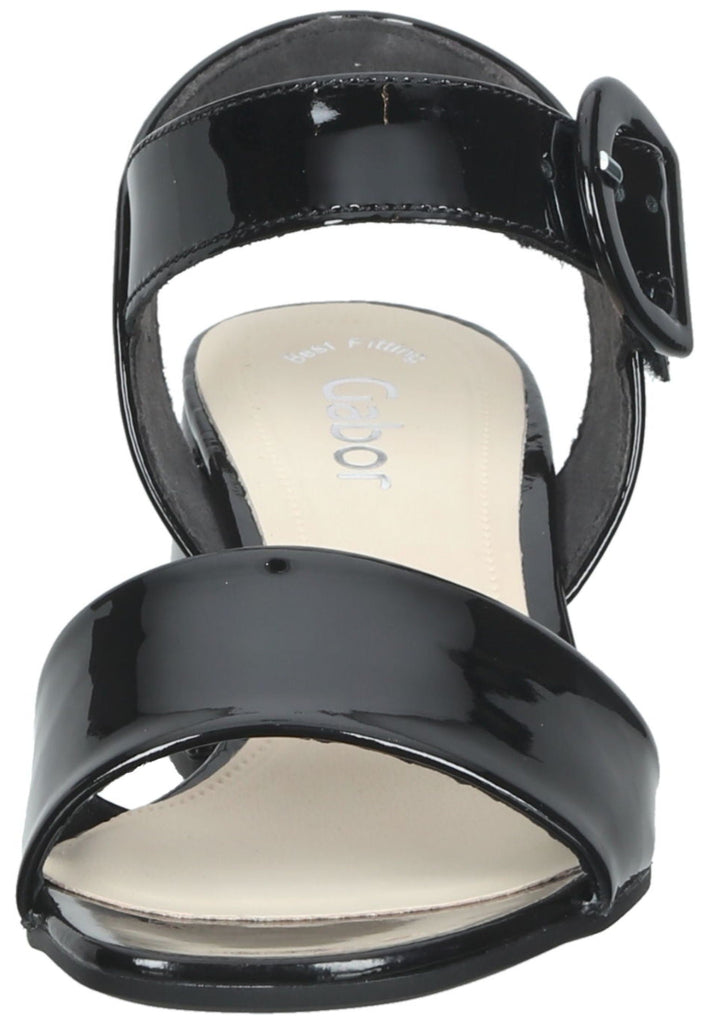 Gabor Sandalen Leder Schwarz