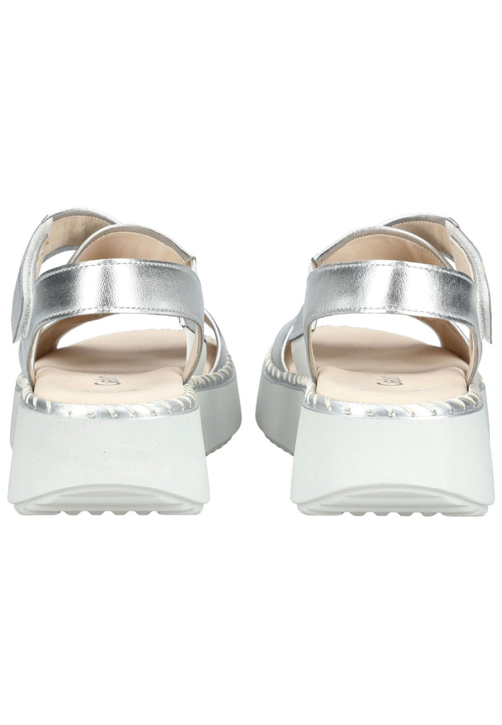 Gabor Sandalen Leder Silber