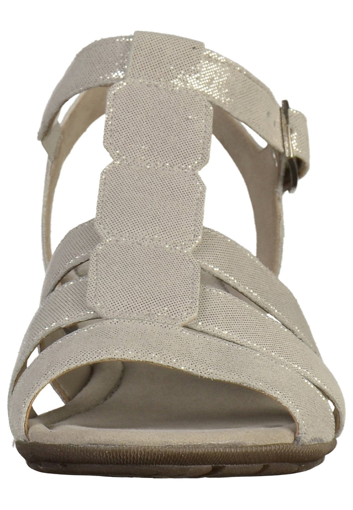 Gabor Sandalen Leder Silber