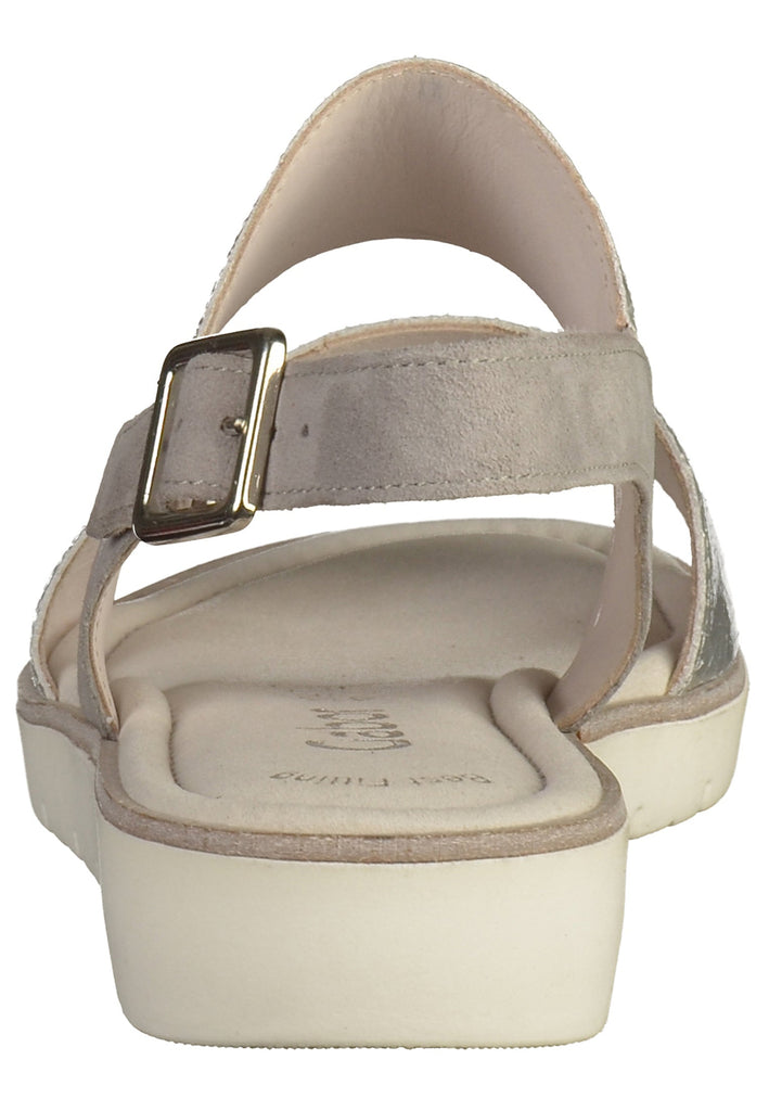 Gabor Sandalen Leder Silber