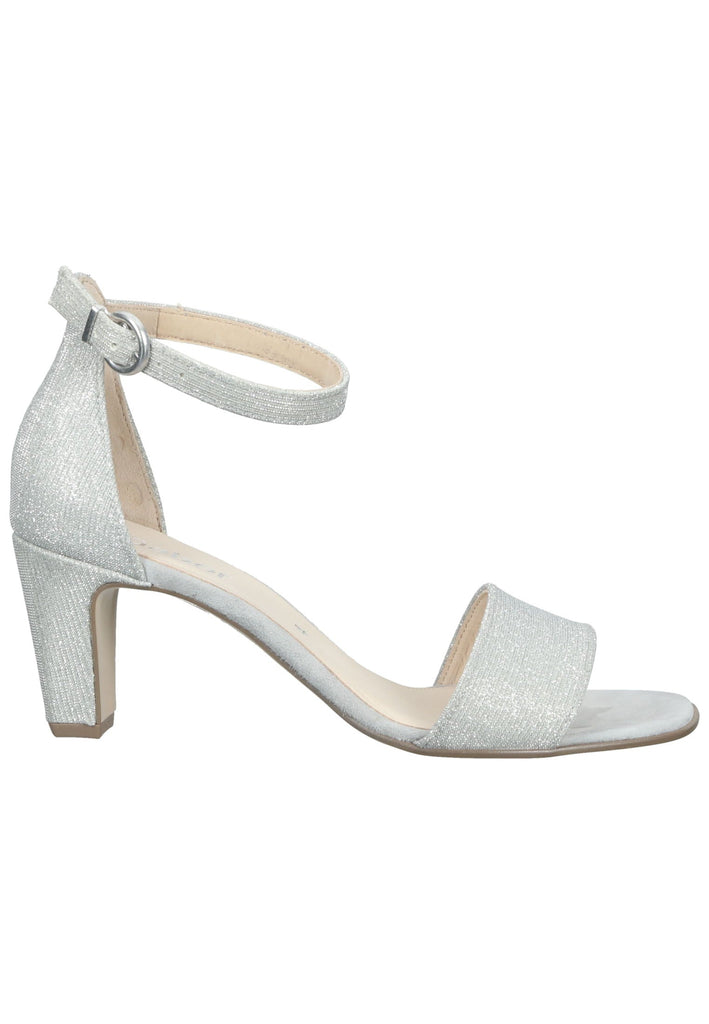 Gabor Sandalen Leder/Textil Silber