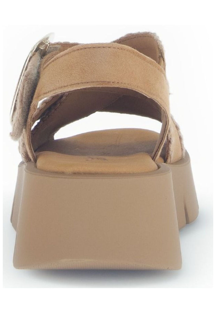 Gabor Sandalen Leder Walnut