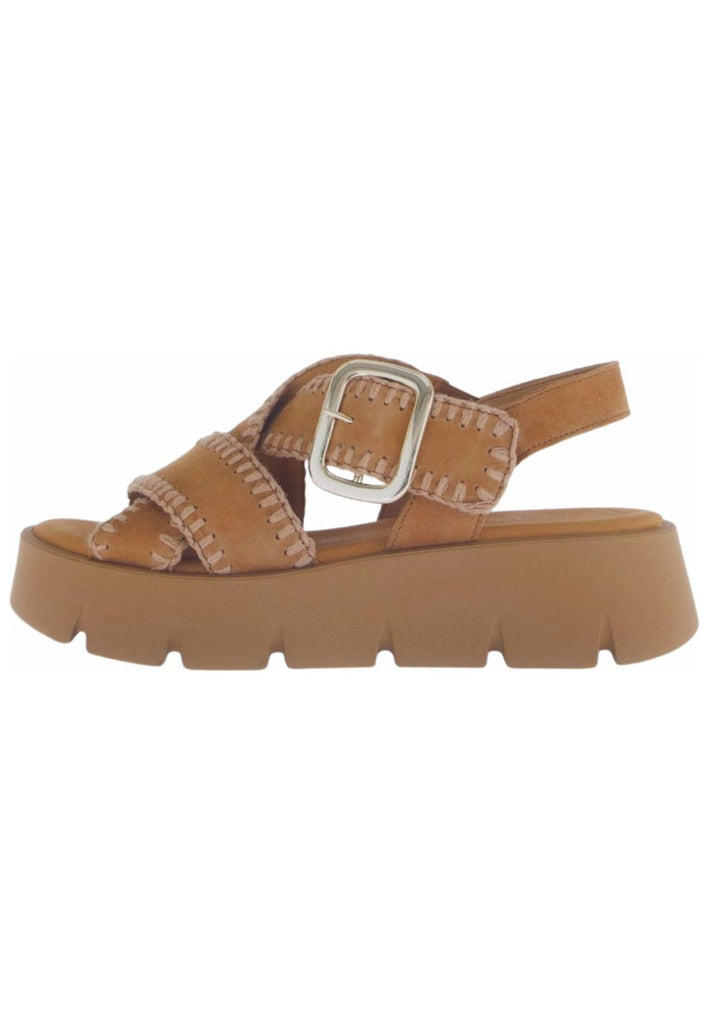Gabor Sandalen Leder Walnut